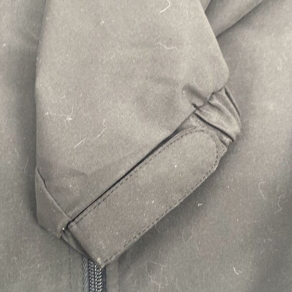 Three Fox Vineyards Unisex Full Zip Windbreaker Jacket Coat Black Tan Medium‎ - Picture 5 of 11